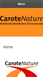 Mobile Screenshot of carotenature.com