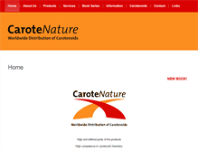 Tablet Screenshot of carotenature.com